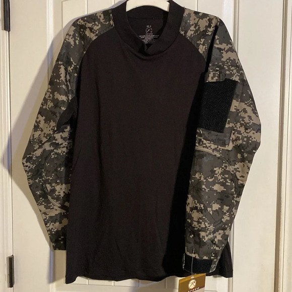 Rothco Tactical Combat Airsoft Shirt Lightweight Military Paintball Army Stretch - Picture 4 of 7